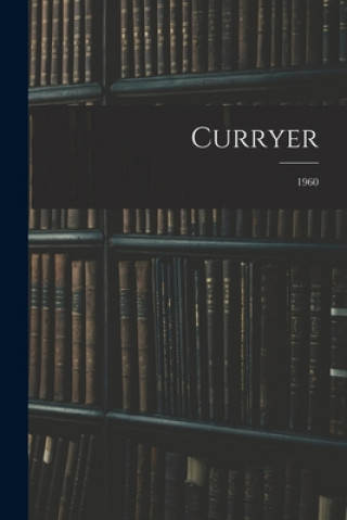 Knjiga Curryer; 1960 Anonymous