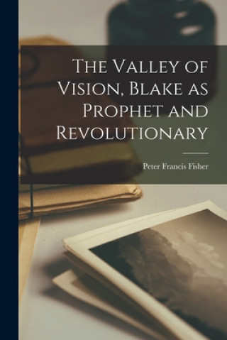 Carte The Valley of Vision, Blake as Prophet and Revolutionary Peter Francis D. 1958 Fisher