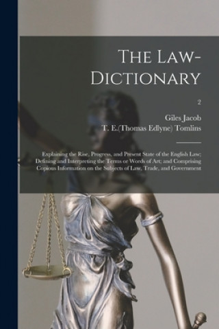 Carte Law-dictionary Giles 1686-1744 Jacob