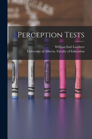 Knjiga Perception Tests William Earl Lambert