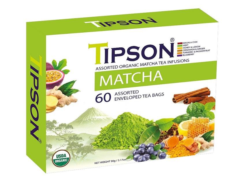 Carte Čaj TIPSON BIO Matcha kazeta 60 ks x 1,5g 