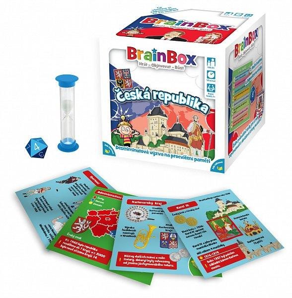 Igra/Igračka BrainBox CZ - Česká republika (postřehová a vědomostní hra) 