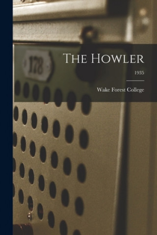 Livre The Howler; 1935 Wake Forest College