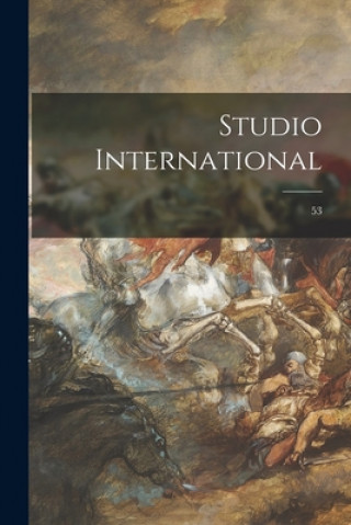 Knjiga Studio International; 53 Anonymous
