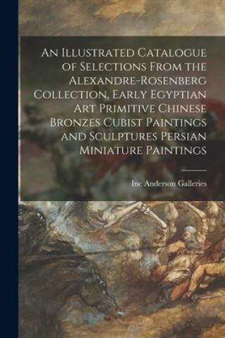 Kniha Illustrated Catalogue of Selections From the Alexandre-Rosenberg Collection, Early Egyptian Art Primitive Chinese Bronzes Cubist Paintings and Sculptu Inc Anderson Galleries