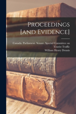 Boek Proceedings [and Evidence] Canada Parliament Senate Special C