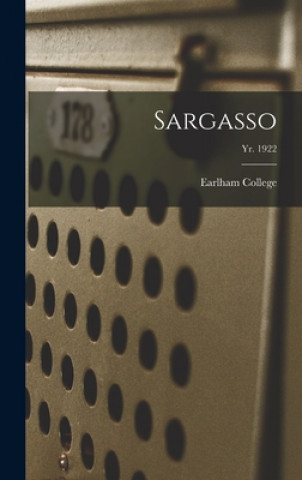 Knjiga Sargasso; yr. 1922 Earlham College