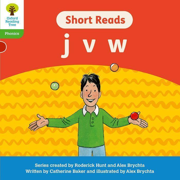 Książka Oxford Reading Tree: Floppy's Phonics Decoding Practice: Oxford Level 2: Short Reads: j v w Catherine Baker