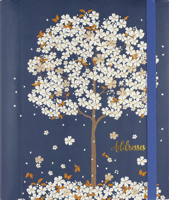 Kalendár/Diár Falling Blossoms Large Address Book 