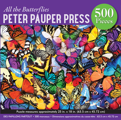 Kniha All the Butterflies 500 Piece Jigsaw Puzzle 