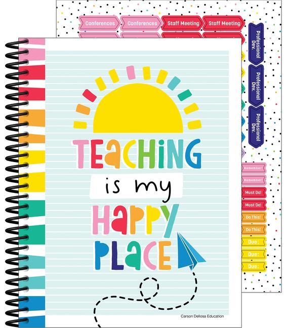 Book Happy Place Teacher Planner Carson Dellosa Education