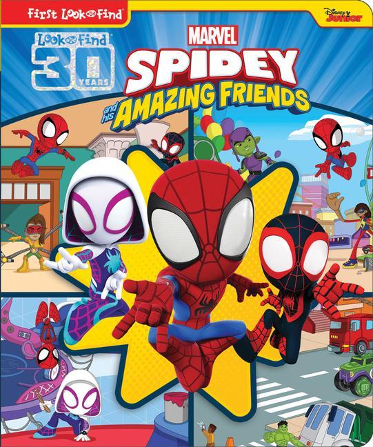 Book Marvel Spidey & His Amazing Friends  First Look & Find Midi 