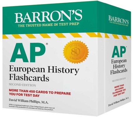 Joc / Jucărie AP European History Flashcards, Second Edition: Up-To-Date Review + Sorting Ring for Custom Study David Phillips