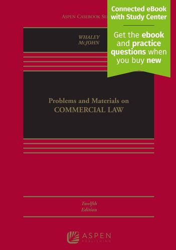 Knjiga Problems and Materials on Commercial Law: [Connected eBook with Study Center] Douglas J. Whaley