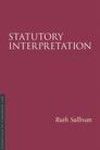 Knjiga Statutory Interpretation 3/E Ruth Sullivan