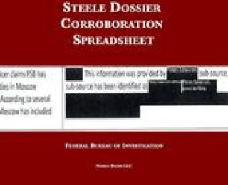 Kniha Steele Dossier Corroboration Spreadsheet Federal Bureau of Investigation