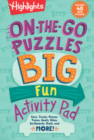 Kniha On-the-Go Puzzles Big Fun Activity Pad Highlights
