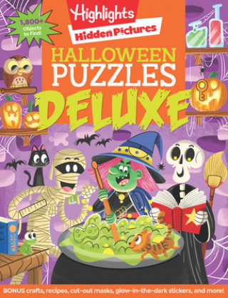 Knjiga Halloween Puzzles Deluxe Highlights