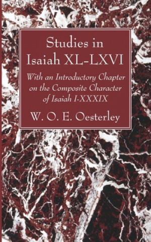 Kniha Studies in Isaiah XL-LXVI W. O. E. Oesterley