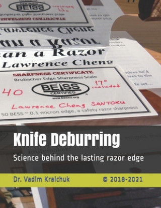 Könyv Knife Deburring: Science behind the lasting razor edge Vadim Kraichuk