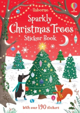 Carte Sparkly Christmas Trees JESSICA GREENWELL