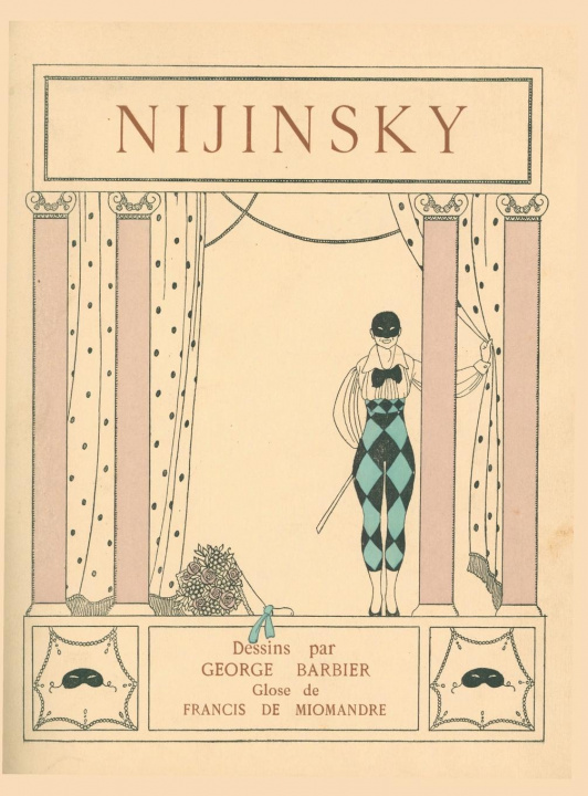 Kniha Dessins sur la Danses de Vaslav Nijinsky George Barbier