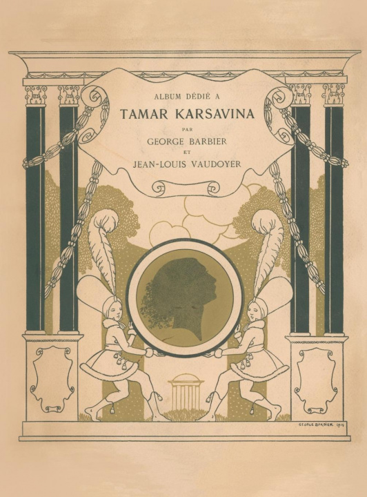 Carte Tamar Karsavina George Barbier
