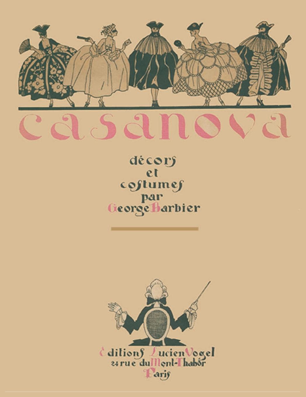 Boek Casanova George Barbier