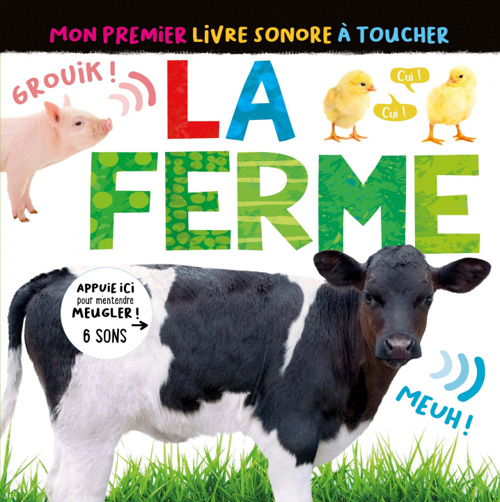 Kniha MON PREMIER LIVRE SONORE À TOUCHER - LA FERME 