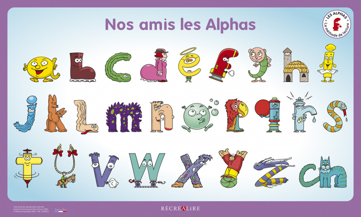 Carte Le poster "Nos amis les Alphas" Dubois Du Nilac