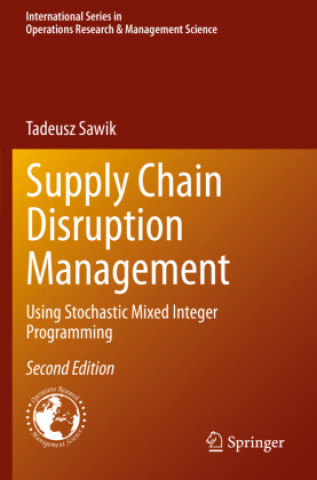 Boek Supply Chain Disruption Management Tadeusz Sawik