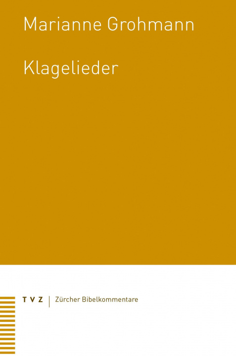 Knjiga Klagelieder Grohmann