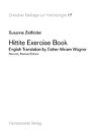 Βιβλίο Hittite Exercise Book: Second, Revised Edition Susanne Zeilfelder