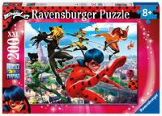 Joc / Jucărie Ravensburger Puzzle 12998 - Superhelden-Power - 200 Teile XXL Miraculous Puzzle für Kinder ab 8 Jahren 