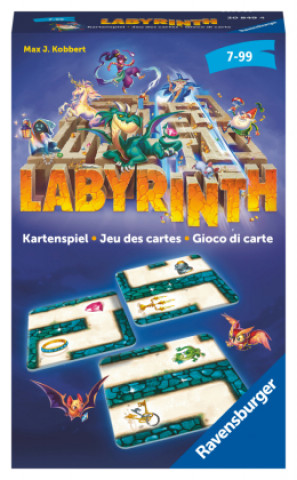Joc / Jucărie Ravensburger - Labyrinth Kartenspiel 20849 - Der Familienklassiker für 2 - 6 Spieler - Spiel für Kinder ab 7 Jahren 
