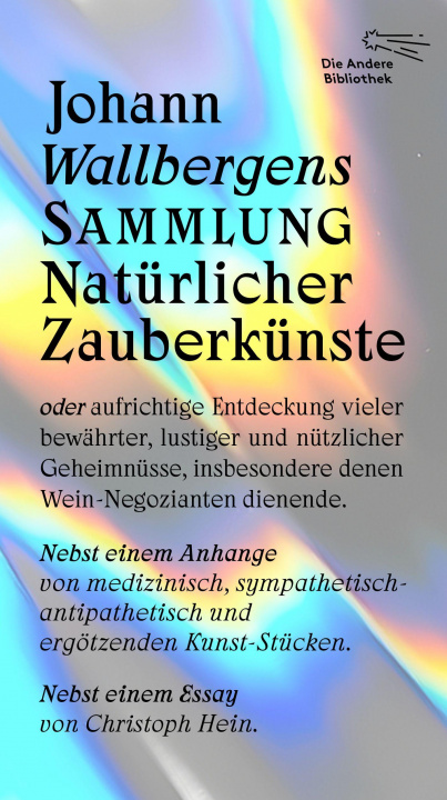 Kniha Johann Wallbergens Sammlung Natürlicher Zauberkünste 