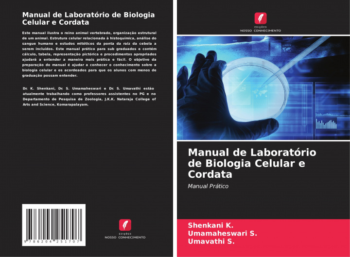 Carte Manual de Laboratório de Biologia Celular e Cordata Umamaheswari S.