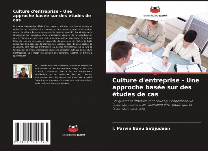 Kniha Culture d'entreprise - Une approche basée sur des études de cas 