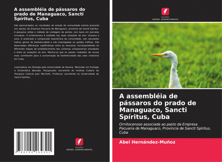 Könyv A assembléia de pássaros do prado de Managuaco, Sancti Spíritus, Cuba 