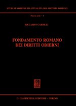Könyv Fondamento romano dei diritti odierni Riccardo Cardilli