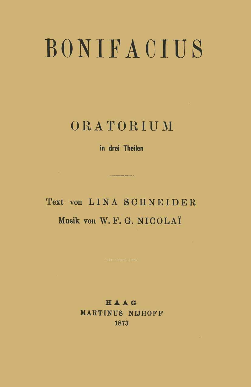 Knjiga Bonifacius Lina Schneider