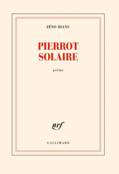 Книга Pierrot solaire ZENO BIANU