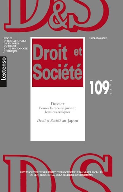 Könyv Droit & Société N°109-2021 collegium