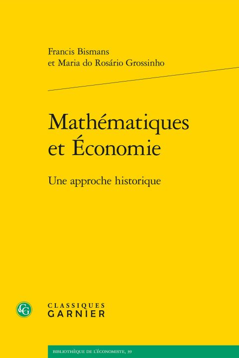 Kniha Mathématiques et Économie Bismans francis grossinho maria do rosrio