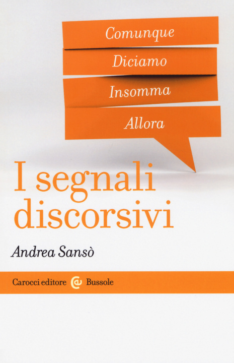 Книга segnali discorsivi Andrea Sansò