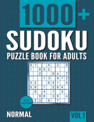 Könyv Sudoku Puzzle Book for Adults: 1000+ Normal Sudoku Puzzles with Solutions - Vol. 1 Visupuzzle Books