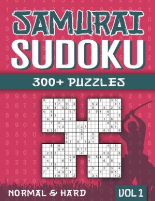 Libro Samurai Sudoku: Sudoku Book for Adults with 300+ 5 in 1 Sudoku - Normal and Hard - Vol 1 3954973588 Books