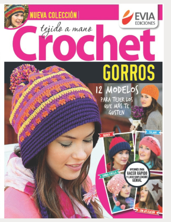 Knjiga Crochet Gorros Evia Ediciones