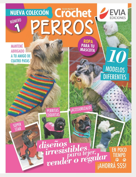 Knjiga Crochet Perros 1 Evia Ediciones