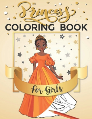 Książka Princess Coloring Book For Girls Grace Light